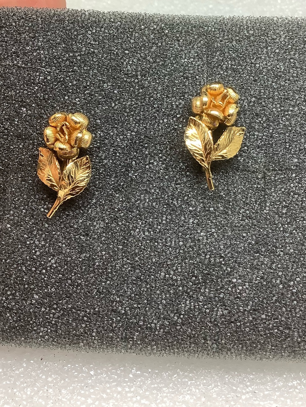 Danecraft 12GF floral earrings